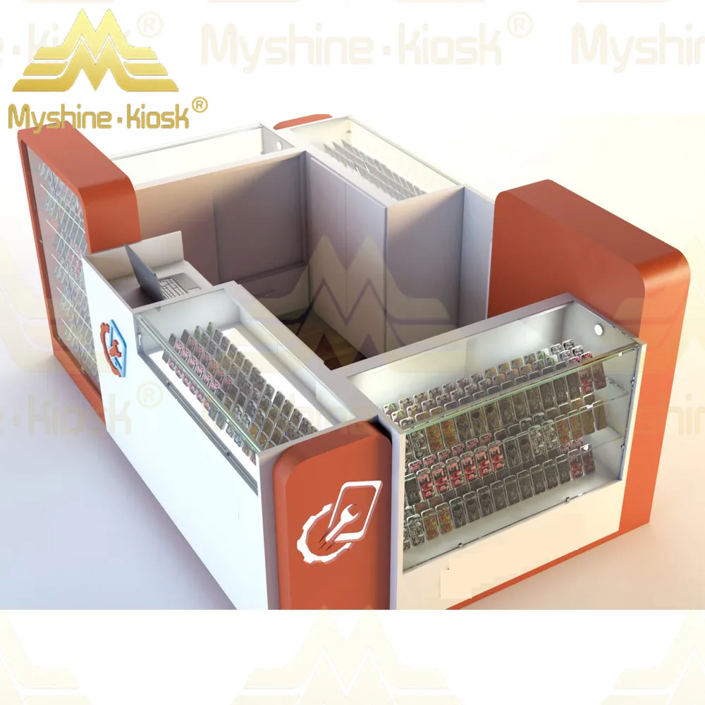 Phone Display Kiosk,Used Mobile Phone Kiosk,Cellphone Kiosk With Drawer