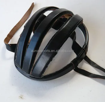 leather bike helmet