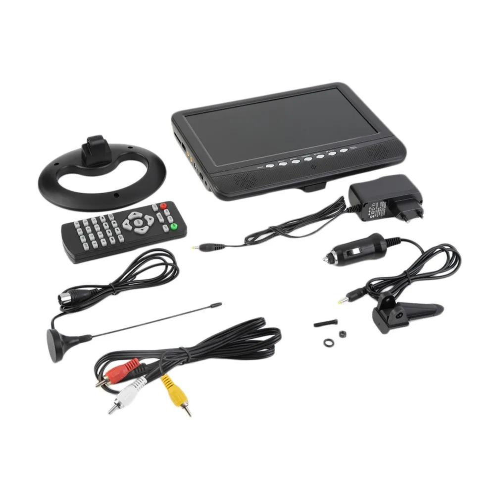 9.5 Inch Portable Lcd Color Analog Tv Mini Digital Tft Mobile Tv