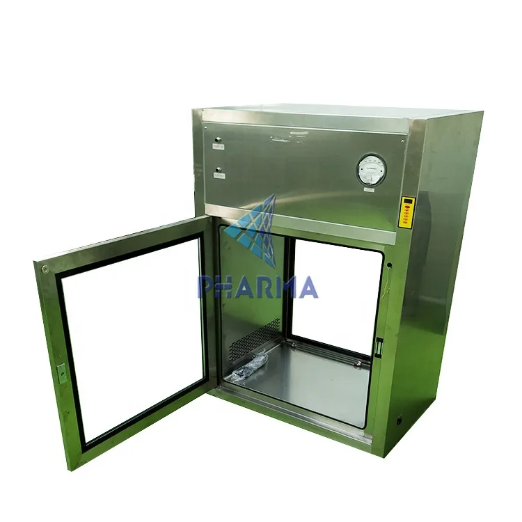 High quality portable pass box / clean room with UV light Transfer pass box