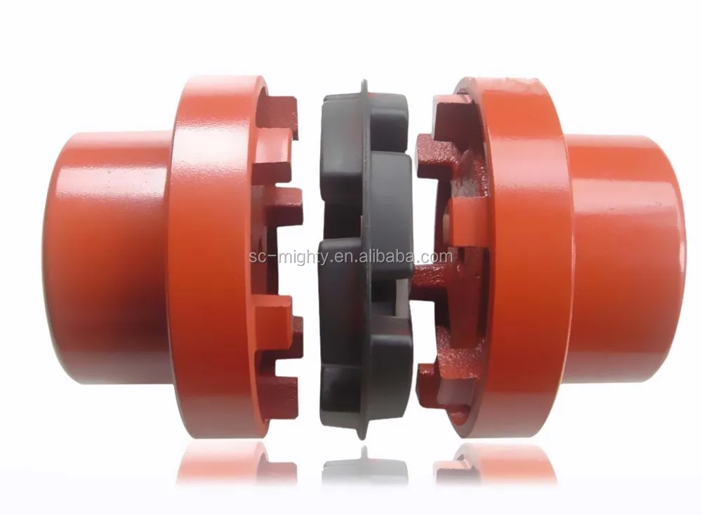 Customized Bore Nm50 Water Pump Couplings/ Nm Jaw Flexible Coupling