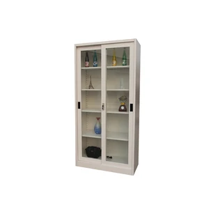 Metal Office Filing Cabinet/kitchen Sliding Door Glass Jewelry Cases Design In Book Shelf Display Cabinet