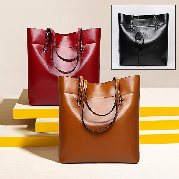 Black Plain Pu Leather Bag Customized Design Made Hand Bag Tote Buy