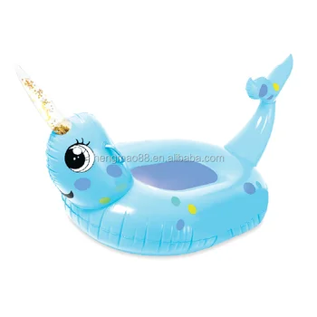 narwhal pool toy