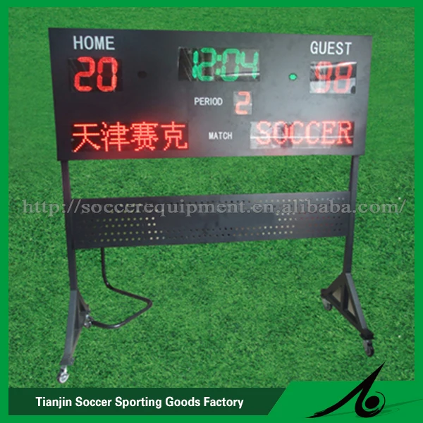Single face led football substitute board