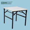 Hot Sale 4 Person Outdoor Square Portable Folding Table/White