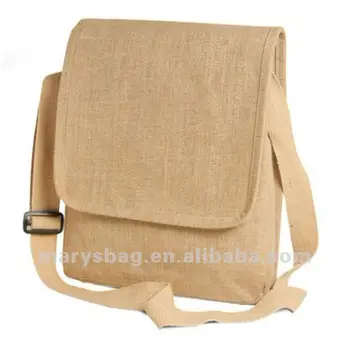 hessian shoulder bag