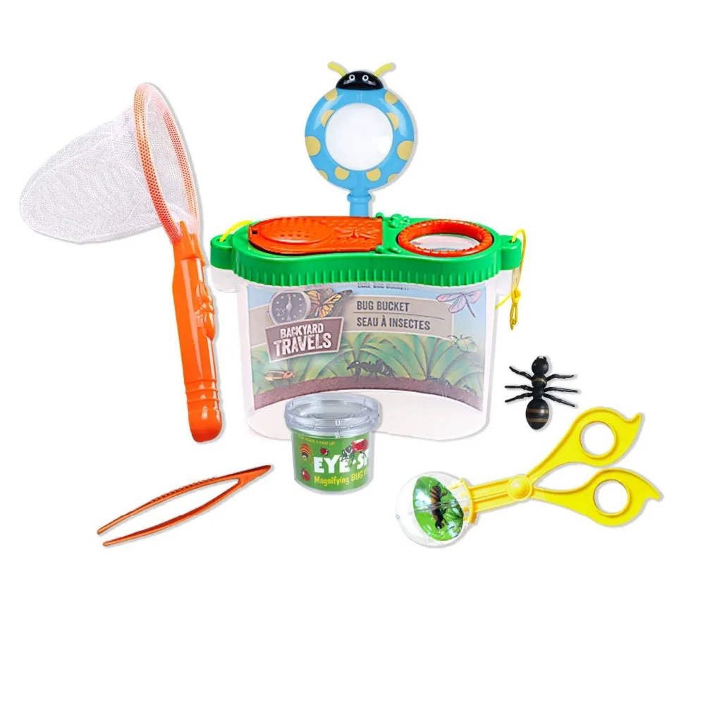 Best New Educational Science Kit Toy Butterfly Net Insect Magnifier Bug ...