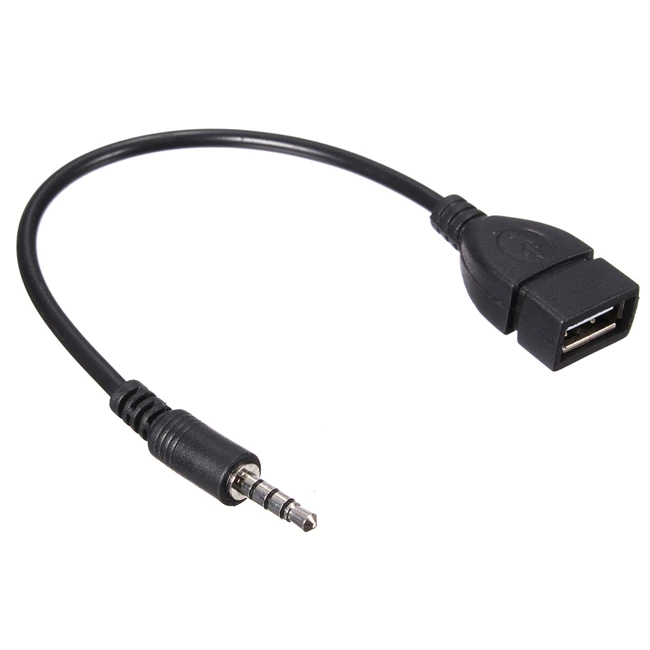 Usb Female To Aux 35mm Male Jack Plug Audio Converter Adapter Data Cable Buy Stereo Audio 