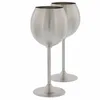 Stainless Steel Wine Glass / Wine Tasting Goblet With Stem