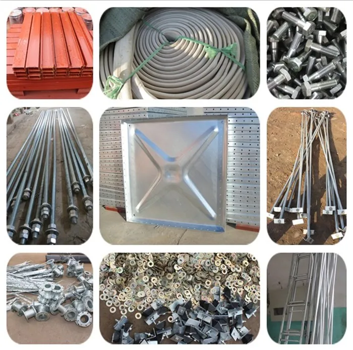 300m3 Galvanized steel water storage tank 