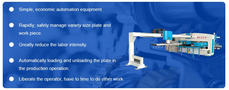 factory automatically loading unloading material auxiliary