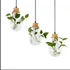 Fresh wood glass garden plant flowerpot restaurant shop bar window display creative personality design chandelier