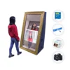 62 inch self-service photo booth kiosk with HD camera and Photo printer