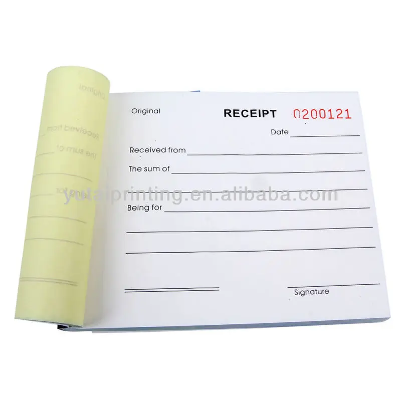 2014 Professionnal Sample Receipt Book Online Bulk Order Buy Sample