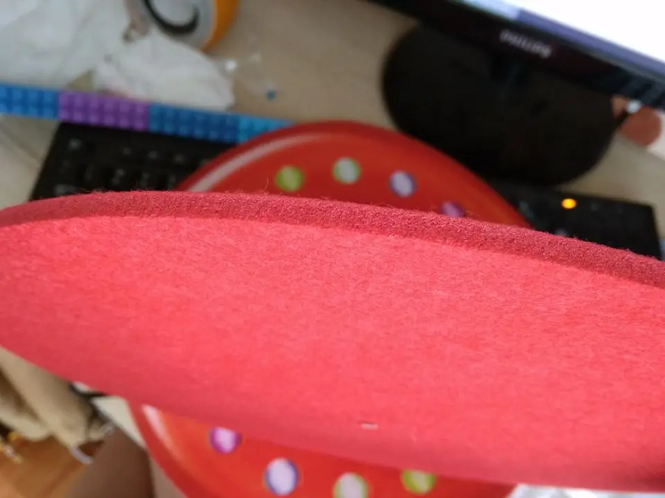 900g 5mm thick polyester slipmat for turntable lp player