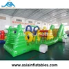 Floating Aqua Run Inflatable Pool Obstacle , Water Obstacle Course