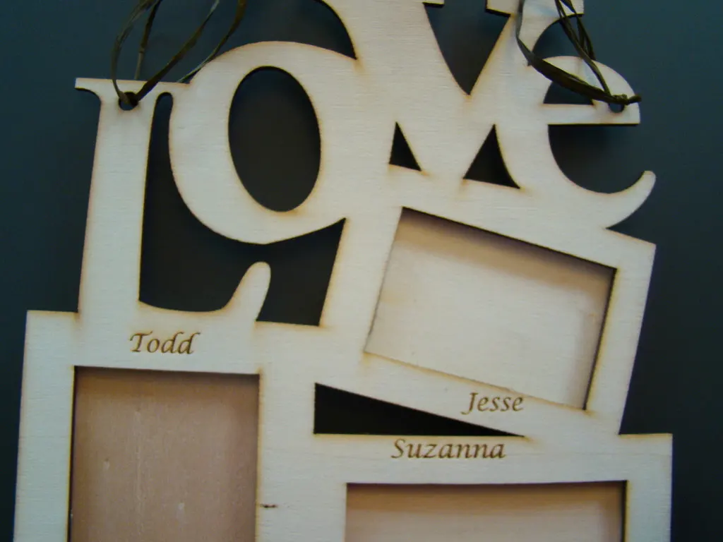 Custom Laser Engraved Personalized Wood Picture Photo Frame Buy Wood