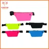Leisure Custom Polyester Bum Bag Adjustable Elastic Strap outdoor Sports Belt Waist Bag With Headphones Cable-winding