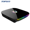 Q plus GPU Mali-T720MP2 support SD/HD max 6K pixel allwinner h6 chip tv receiver android tv box 4gb ram