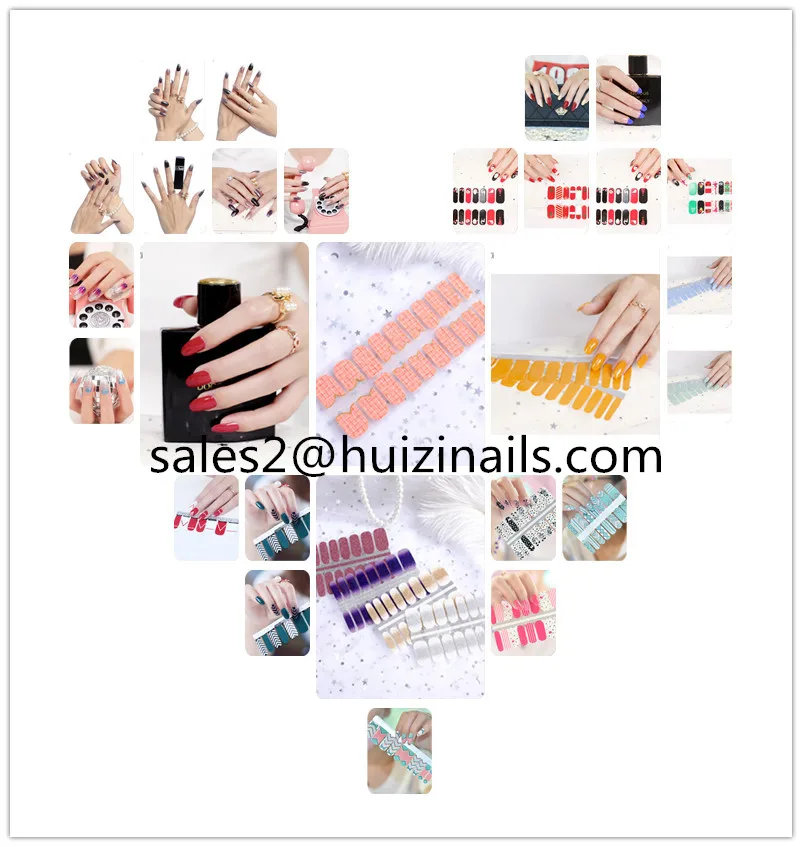 OEM factory private label one step artificial nails press gel nail polish strips decorating tips