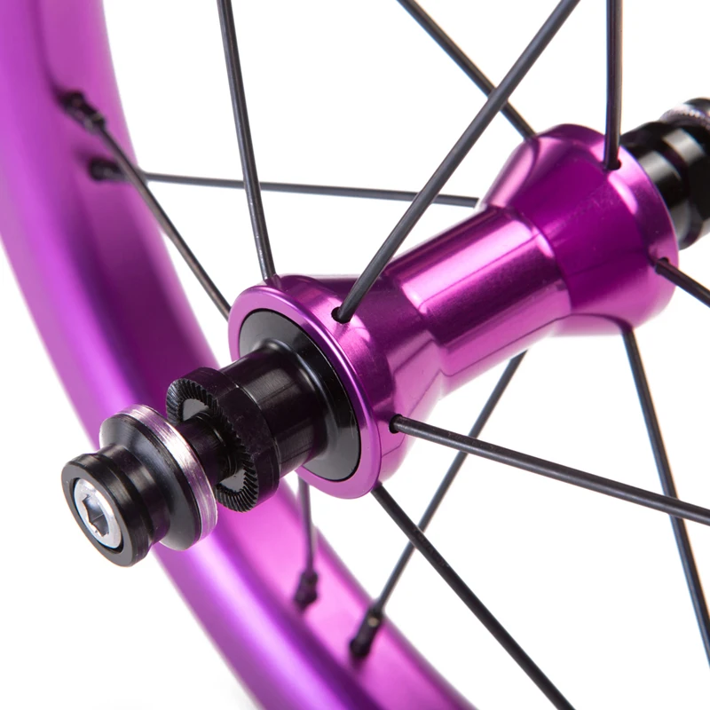 purple bike rims