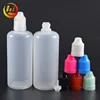wholesale food grade plastic bottles with drip tips 100ml squeeze bottle pe