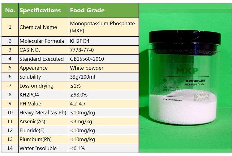 Mkp Monopotassium Phosphate Cas 7778770 For Food Additives Buy Mkp