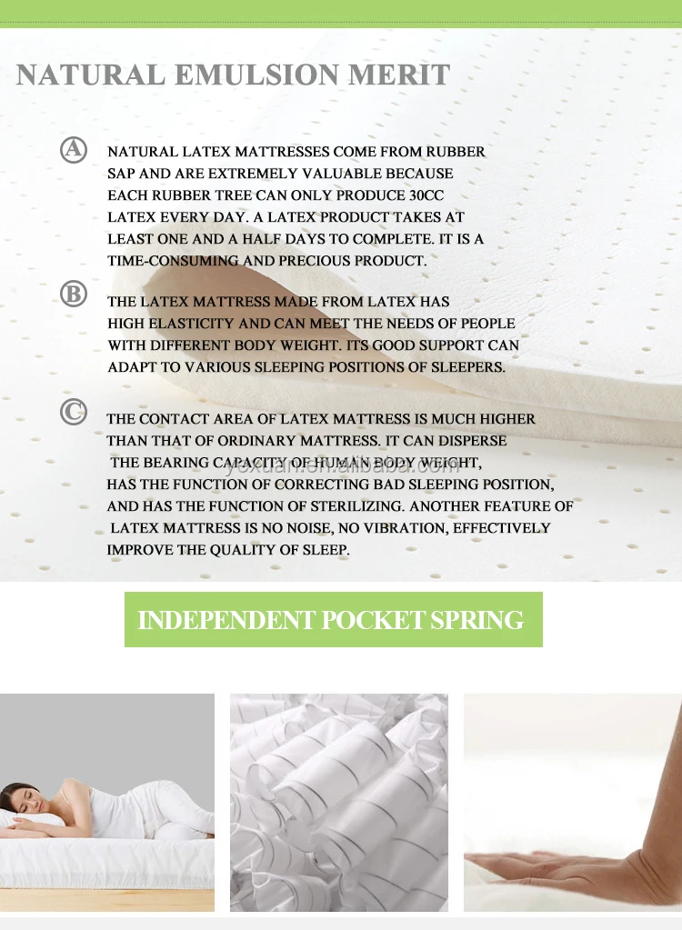 5 Star Hotel Mattress Fire Retardant Sleep Well Luxury Natural Latex