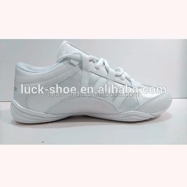 Pure White Cheerleading Shoes Dance Training Shoes For Wholesale Cheer