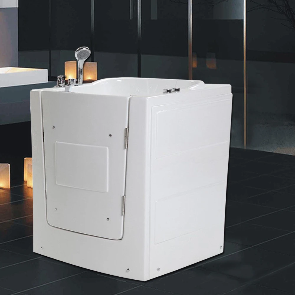 Corner Old People Walk In Bath Shower Combo Bathtub For Elder And