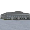 Modular cheap prefabricated steel structure aircraft hangar