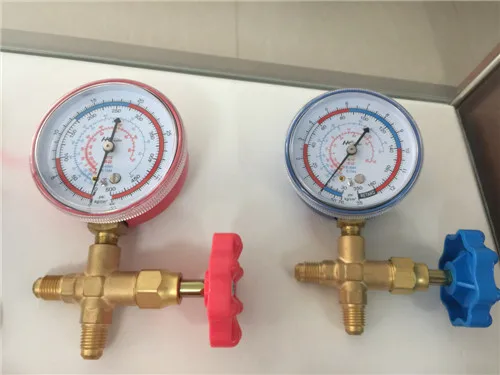 Brass Three Way Valve Refrigerant Brass Vacuum Air Manometer Testing ...