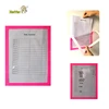Super thin sticky on wall note left film writtable frame for daily plan