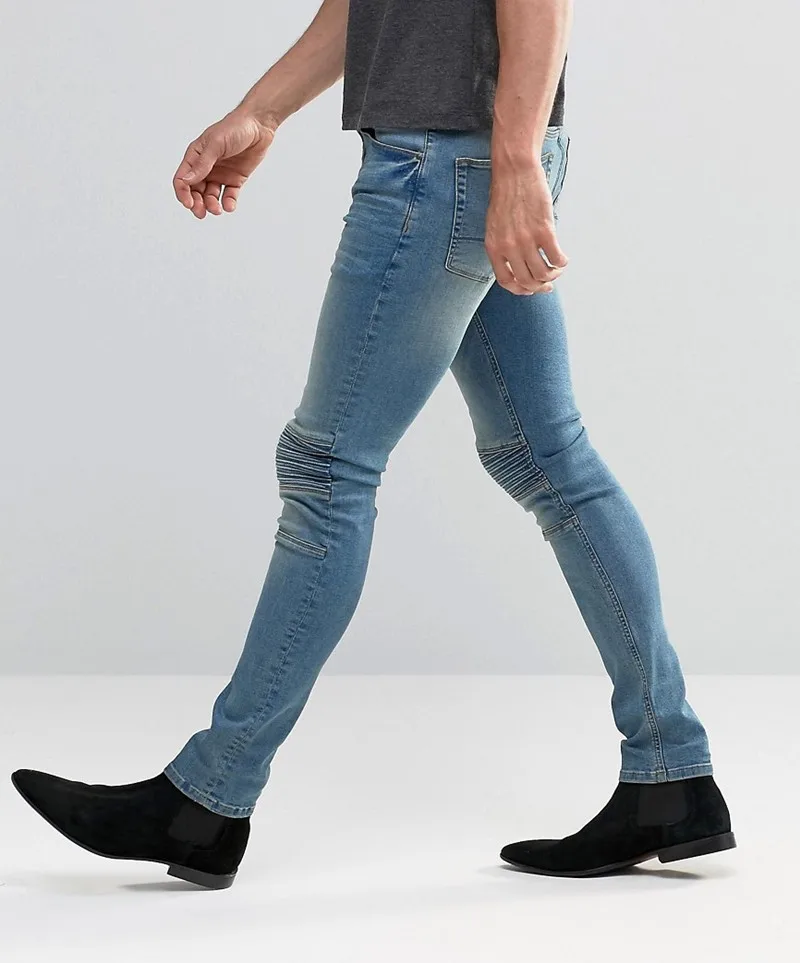 mens skinny moto jeans