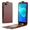 Mobile Accessories New Design Up and Down Flip PU Leather Case for iPhone Xr Xs X 8 7 6 Plus 360 Degree Full Cover Case