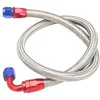 Motorcycle/modified car Stainless Steel Braided Hose Fuel Oil Line / 4AN Oil Cooler Hose