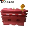 White Flexible Portable Plastic Road Traffic Safety Barrier Water Filled Barrier