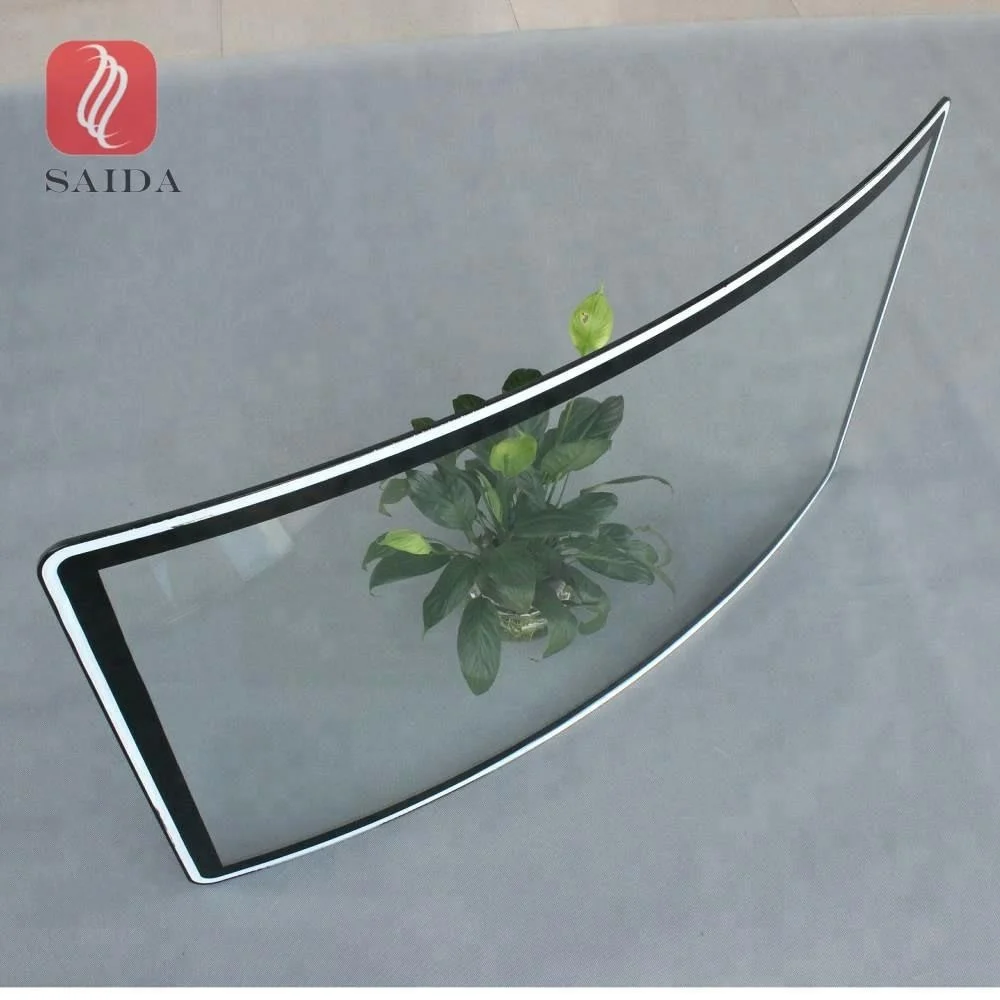 Oem 1mm Touch Screen Glass Tempered Black Silk Printed Glass Panel Lcd