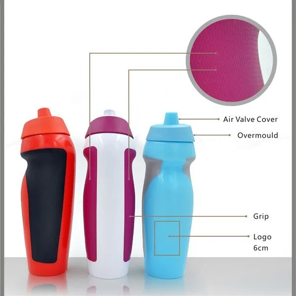 top quality 600ml squeeze sports water