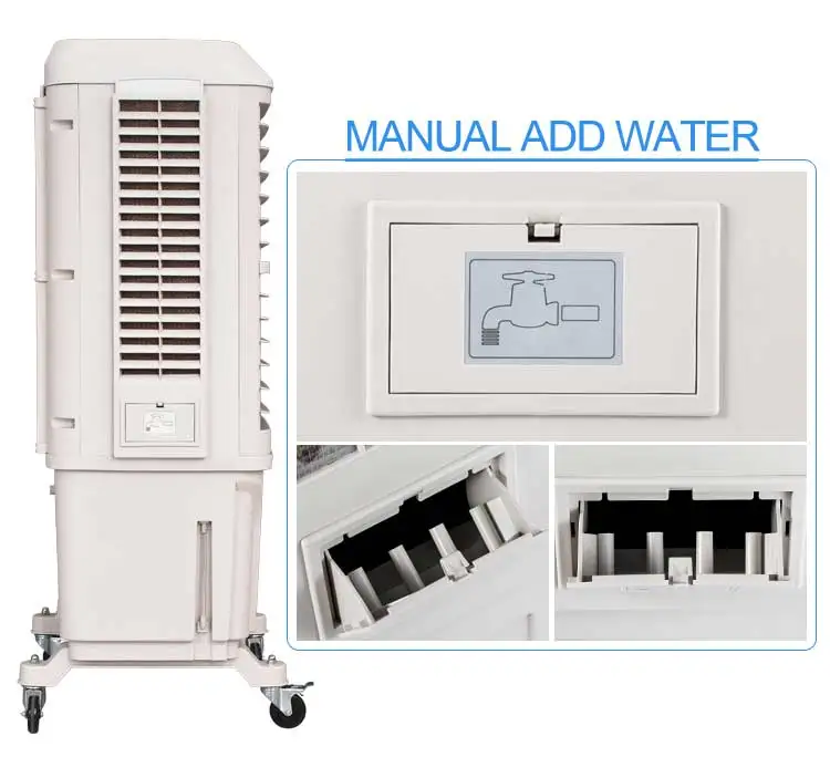 6000cmh Swamp Cooler Stand Room Plastic Evaporative Cooler Buy