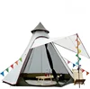 Yourt Double Layer Anti-UV Windproof Outdoor Family Teepee Tent glamping hotel tent Waterproof for 4 Season 4-5 Person