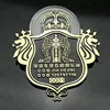 Custom car club logo soft enamel metal auto emblem