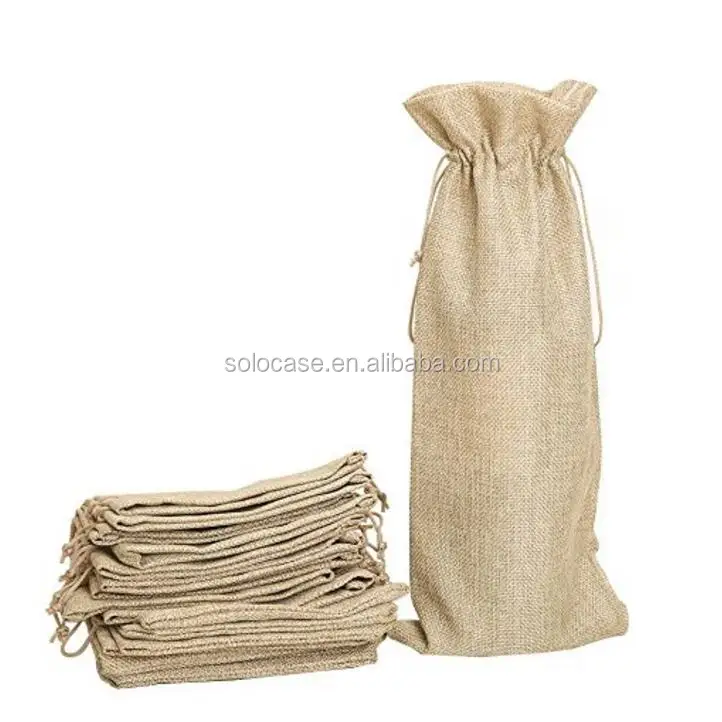 Cotton-Jute Cooler Wine Bags