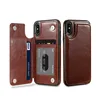 High Quality Business Style Phone Case Newest Smart Phone Wallet Leather Flip Cover for iPhone X XR XS MAX 7 8 plus