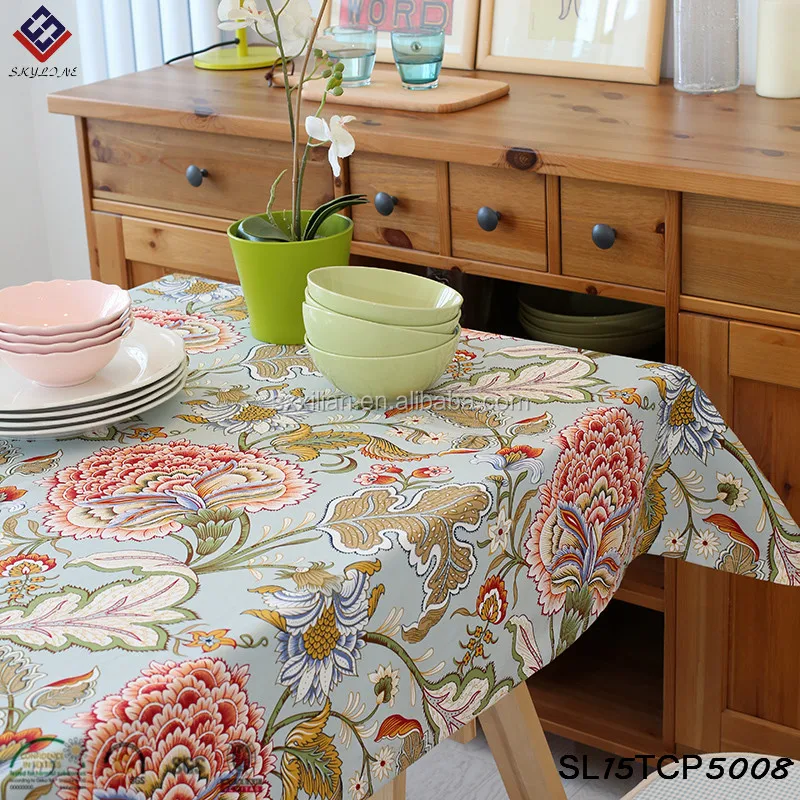 Cotton Painting Table Cloth Oil Painting Tablecloth Buy Tablecloth