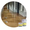 Non-toxic liquid metallic epoxy floor coating use for granite countertop