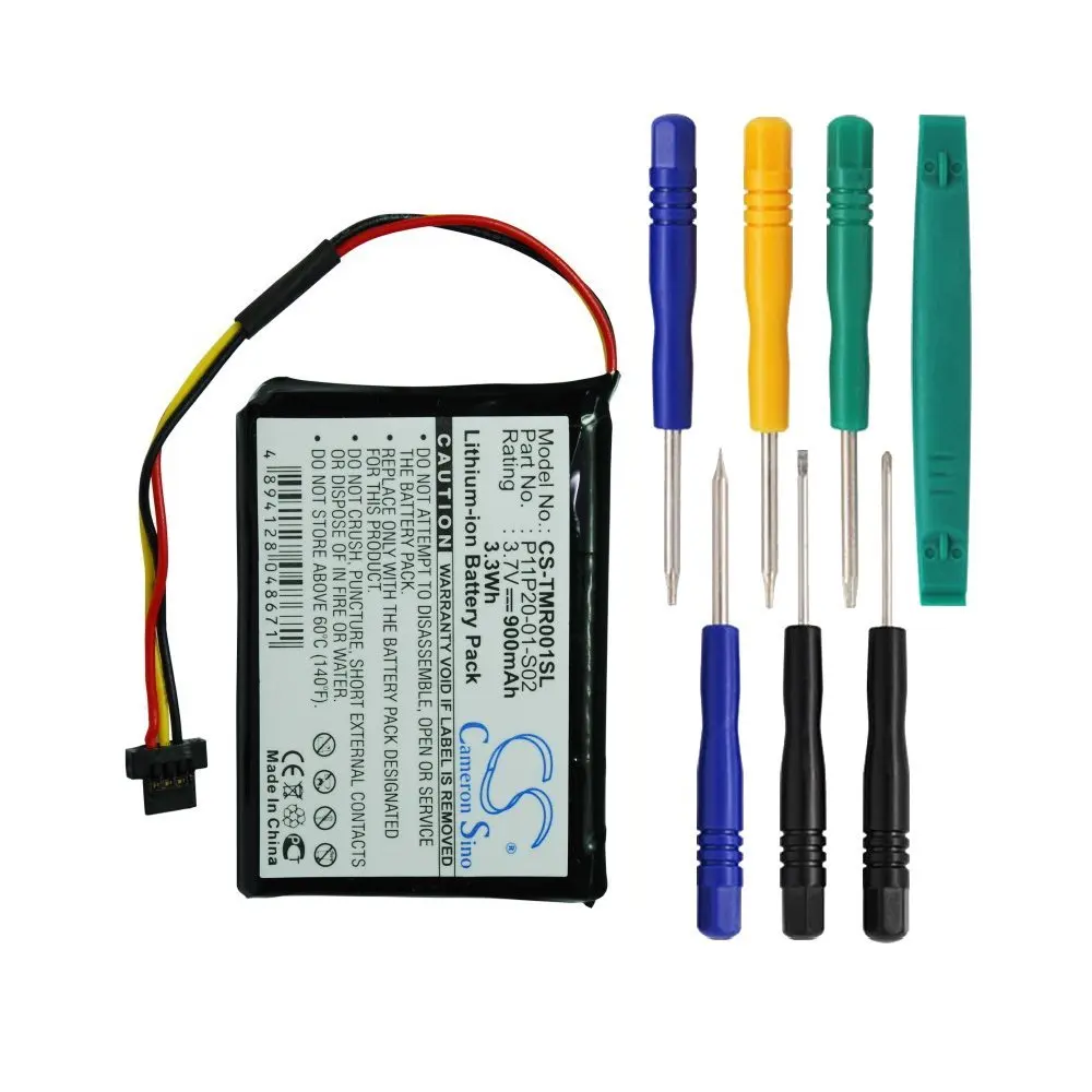 Bateria TomTom Route XL XXL 540 XXL 540s XXL Central Europe One XXL 540S 900mAh