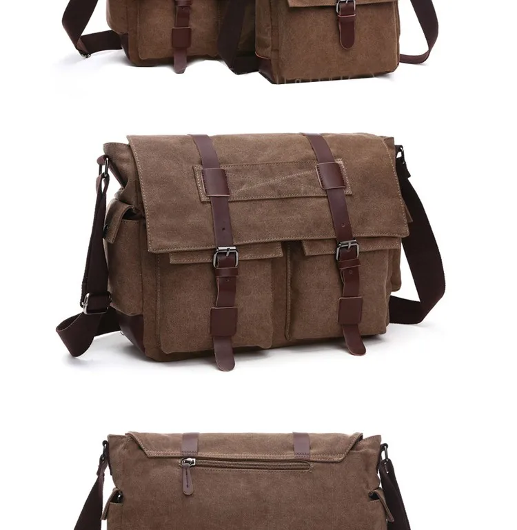 Newest Stylish Mens Business Long Strap Shoulder Bag Satchel Laptop