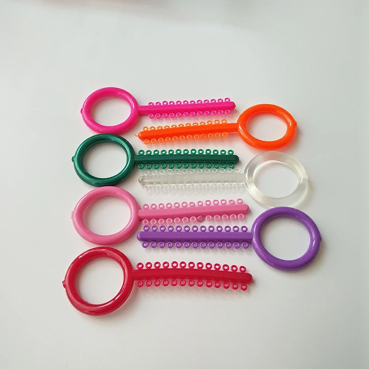 Multi Colored Orthodontic Elastic Protect Orthodontic O Rings Supply ...